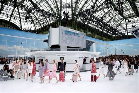 chanel airlines show|chanel's airport show.